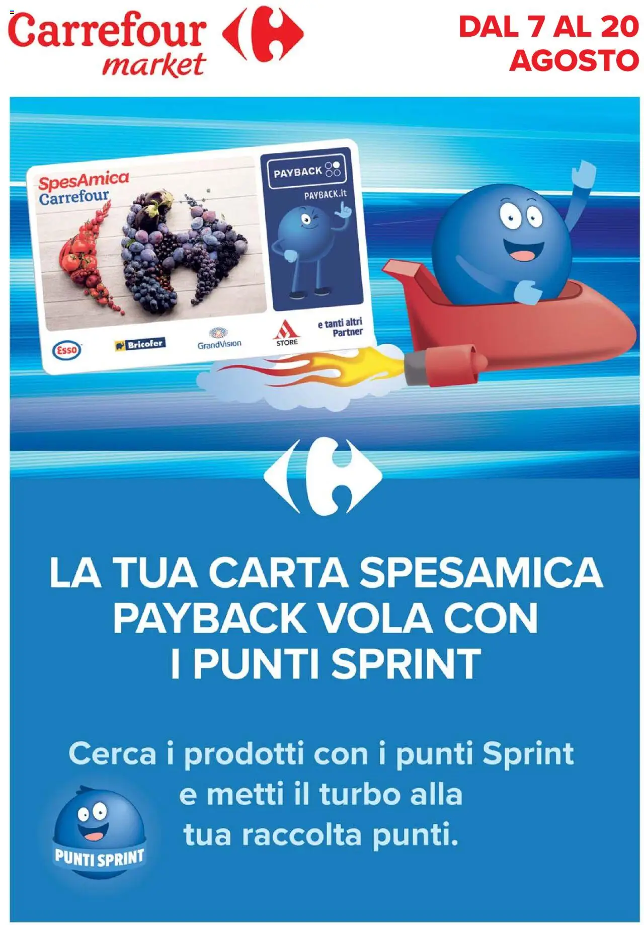 Volantino Carrefour valido da 07/08/2025 numero di pagina 1