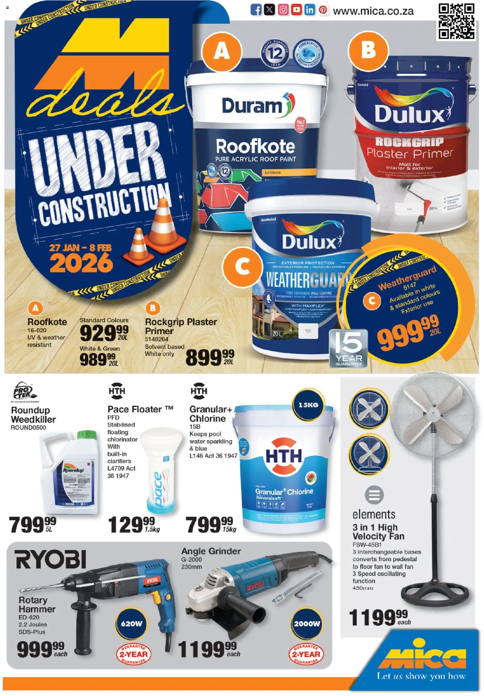 Preview of MICA flyer valid from 27/01/2026