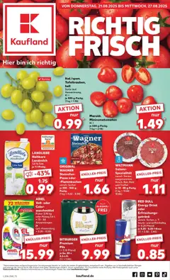 Vorschau von dem Prospekt des Geschäftes Kaufland, gültig ab dem 21.08.2025