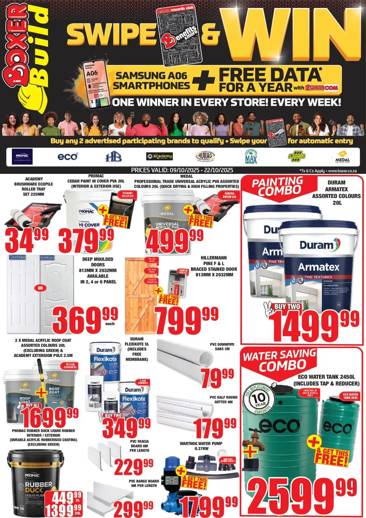 Boxer Eastern Cape - Build from 09/10 - 22/10/2025 > Promotions