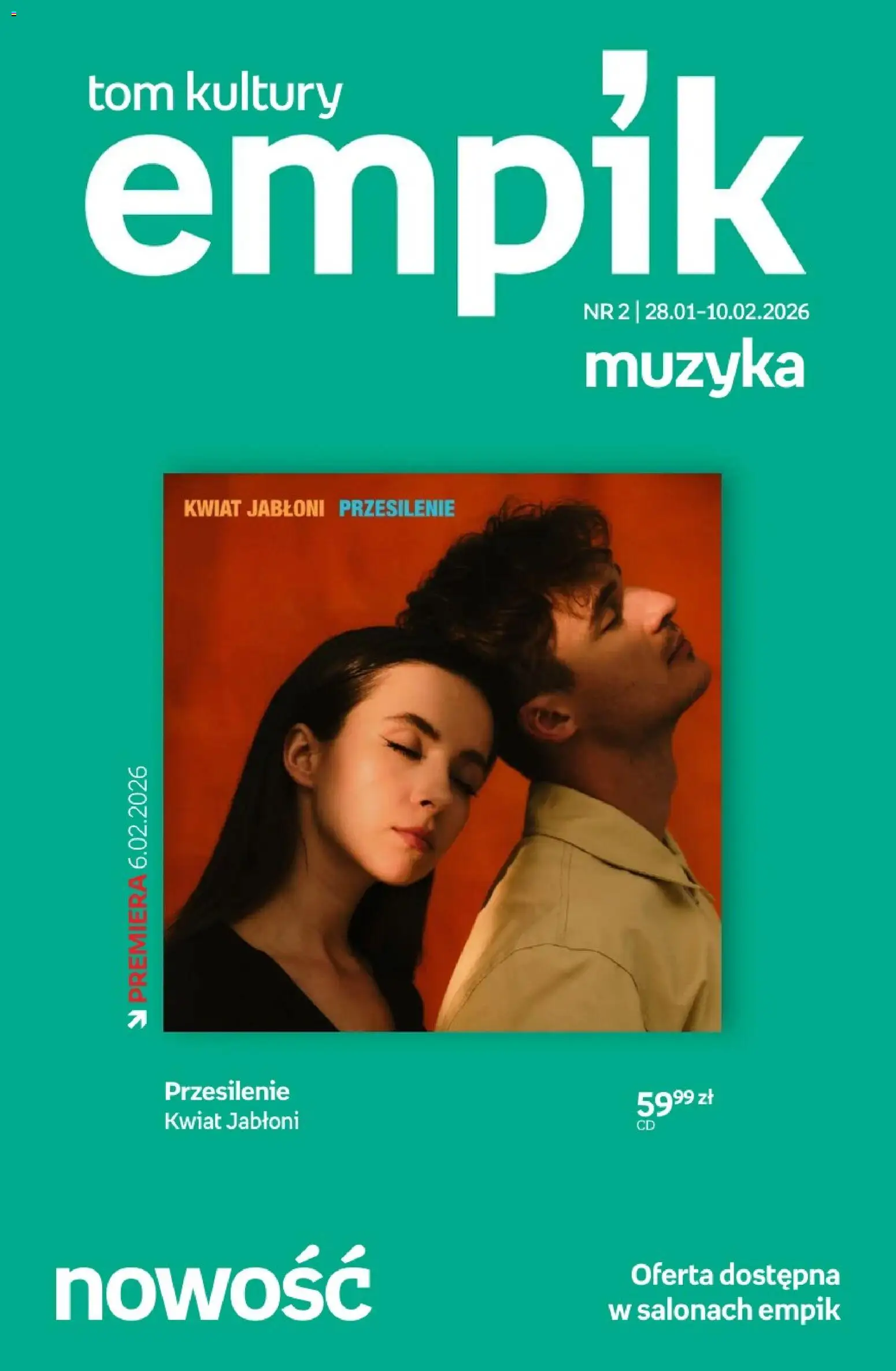 Pogląd gazetki "Tom kultury - Muzyka" ze sklepu Empik ważnej od 28.01.2026