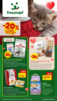 Previzualizarea de cataloage: Fressnapf Catalog nou valabil de la 05.02.2026