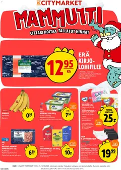 Kaupan K-Citymarket Tarjoukset esikatselu, voimassa 11/12/2025