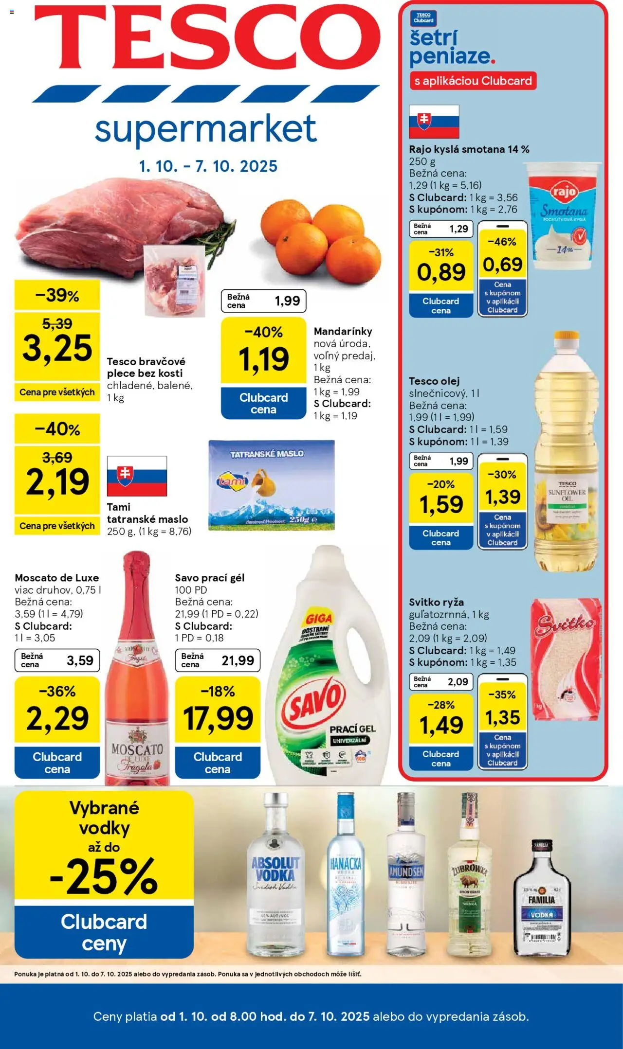 Tesco leták od 01.10.2025 - Supermarket Online
