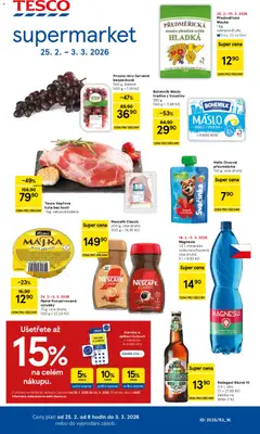 Náhled nabídky: Tesco Supermarket platný od 25.02.2026