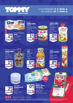 Pregled letka Dodatne pogodnosti za Tommy vjerne članove trgovine Tommy vrijedi od 09.03.2026