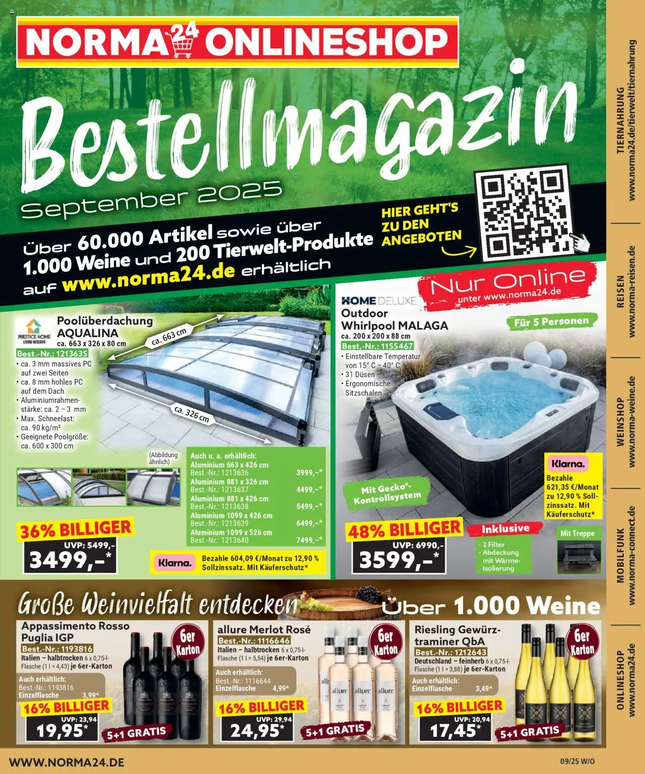 NORMA Prospekt ab 01.09.2025 > Bestellmagazin September 2025 + nächste Woche