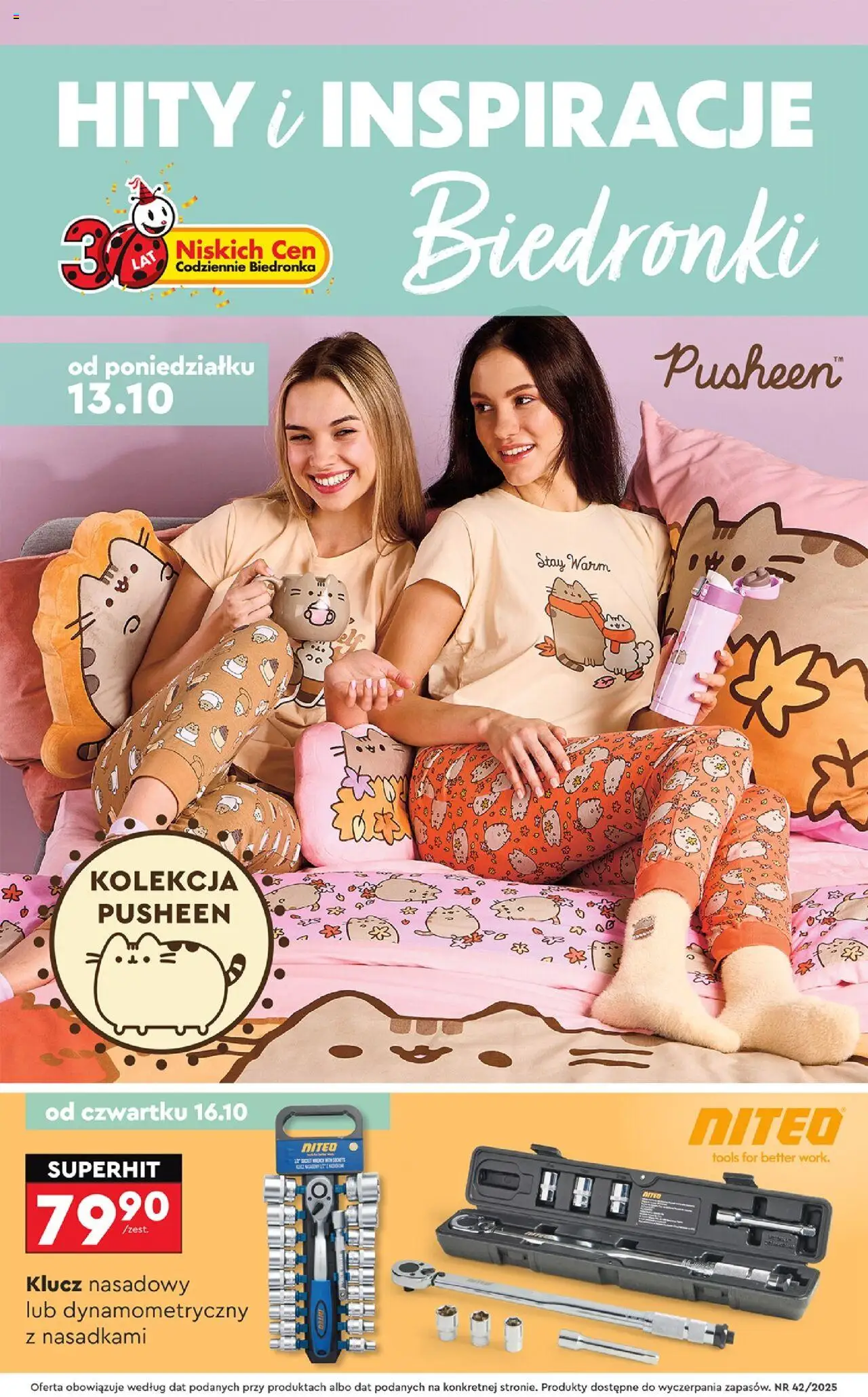 Biedronka gazetka promocyjna 13.10.2025 - "Hity i inspiracje" - Numer strony 1