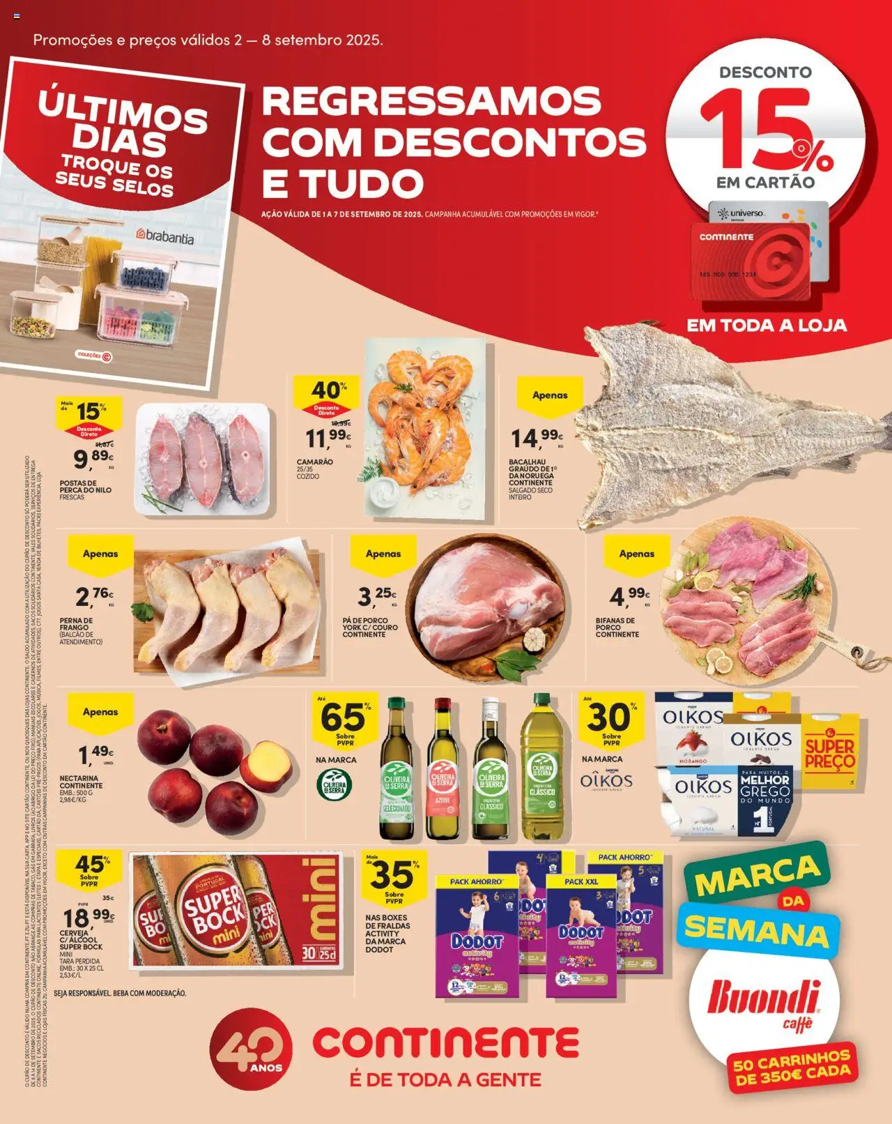Continente Folheto de 02/09/2025 - catálogo esta semana - página 1