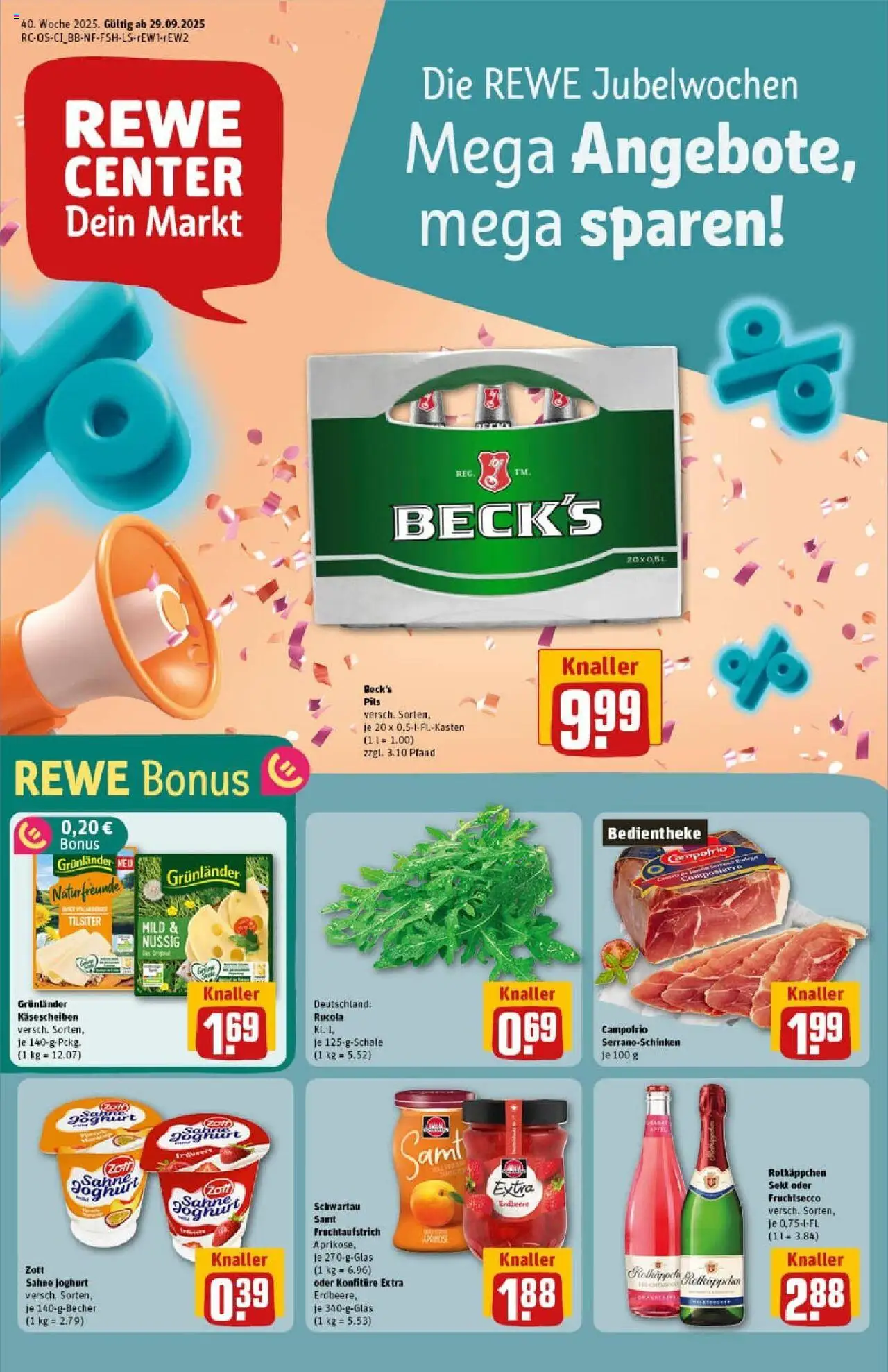 REWE Prospekt ab 28.09.2025 nächste Woche - Prospekt Berlin / Gesundbrunnen	