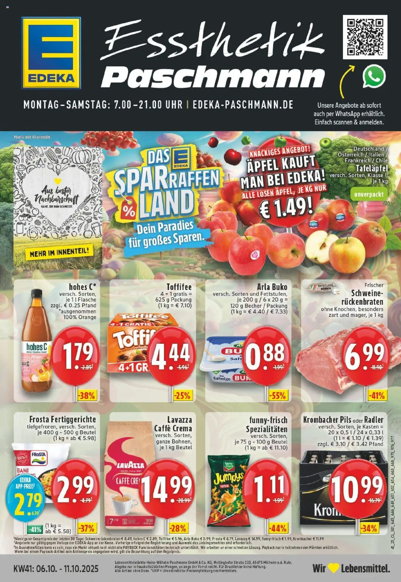 EDEKA Prospekt ab 06.10.2025 - Prospekt Mülheim An Der Ruhr Online