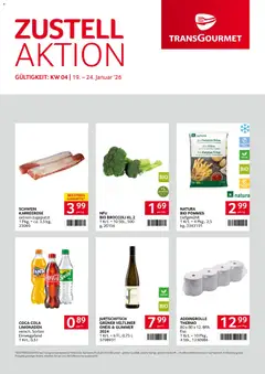Vorschau der Angebote: Transgourmet Zustellaktion gültig ab 19.01.2026