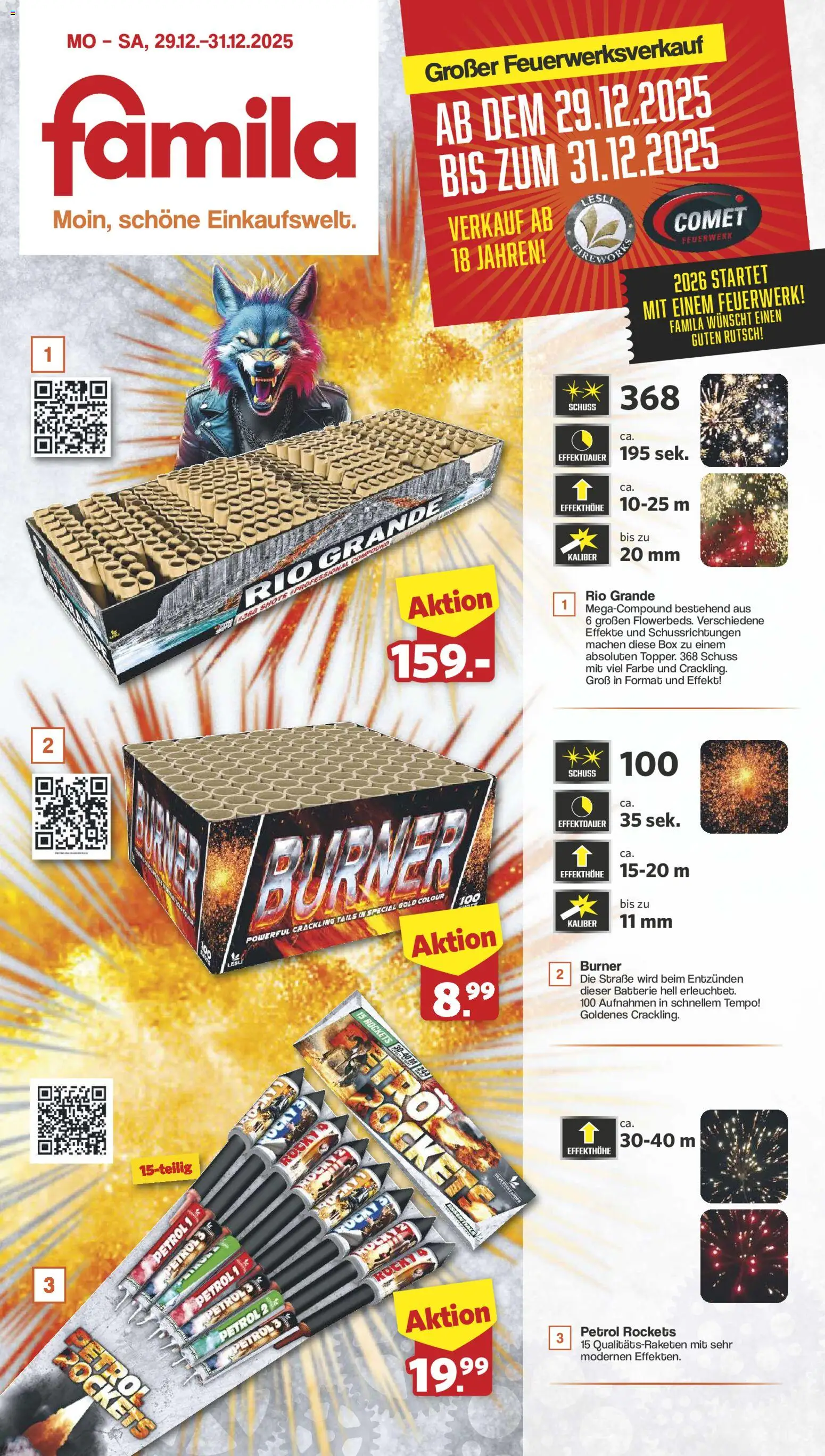 Vorschau von dem Prospekt des Geschäftes Famila Nordwest, gültig ab dem 29.12.2025