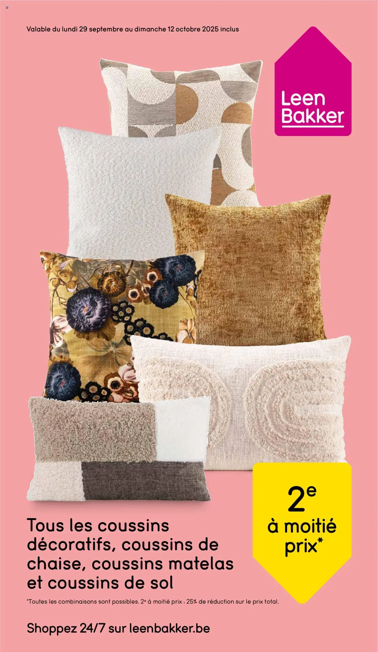 Leen Bakker shop Publicité geldig vanaf 29/09/2025 - Paginanummer 1