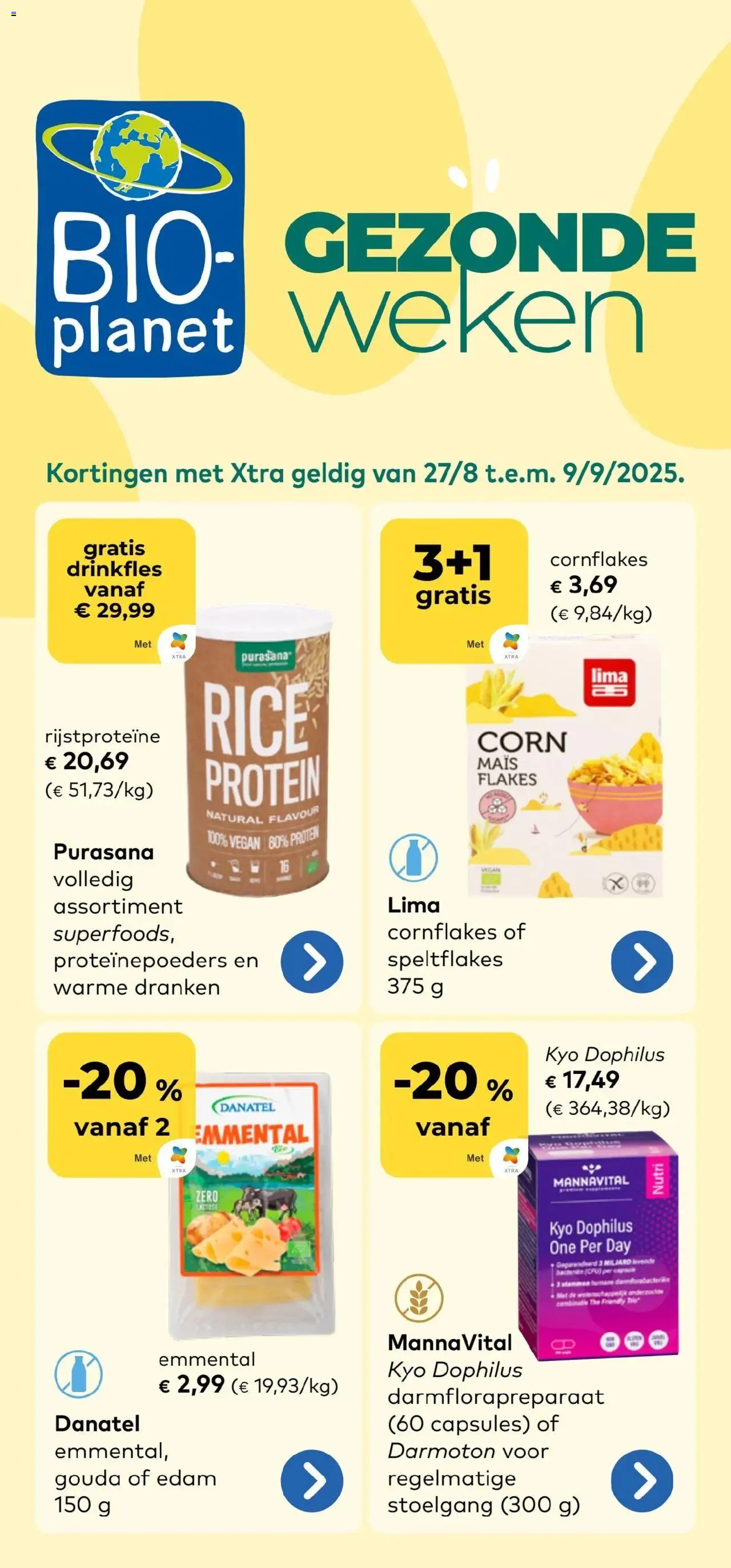 BioPlanet shop Folder geldig vanaf 27/08/2025 - Paginanummer 1