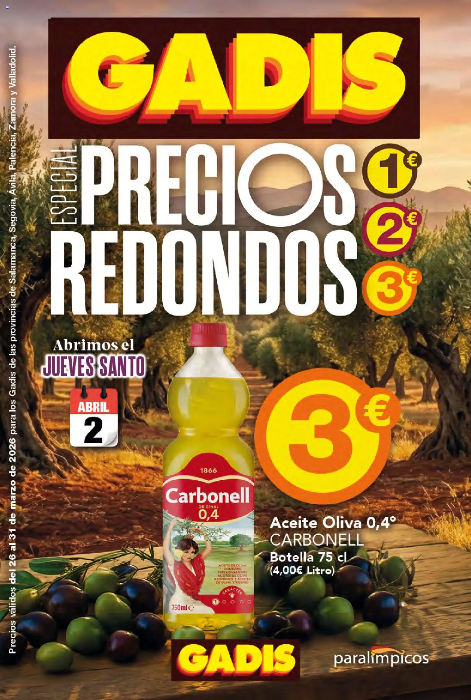 Vista previa del folleto de la tienda Gadis válido desde el 26/03/2026 