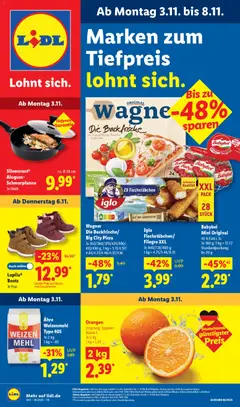 Vorschau von dem Prospekt des Geschäftes Lidl, gültig ab dem 03.11.2025