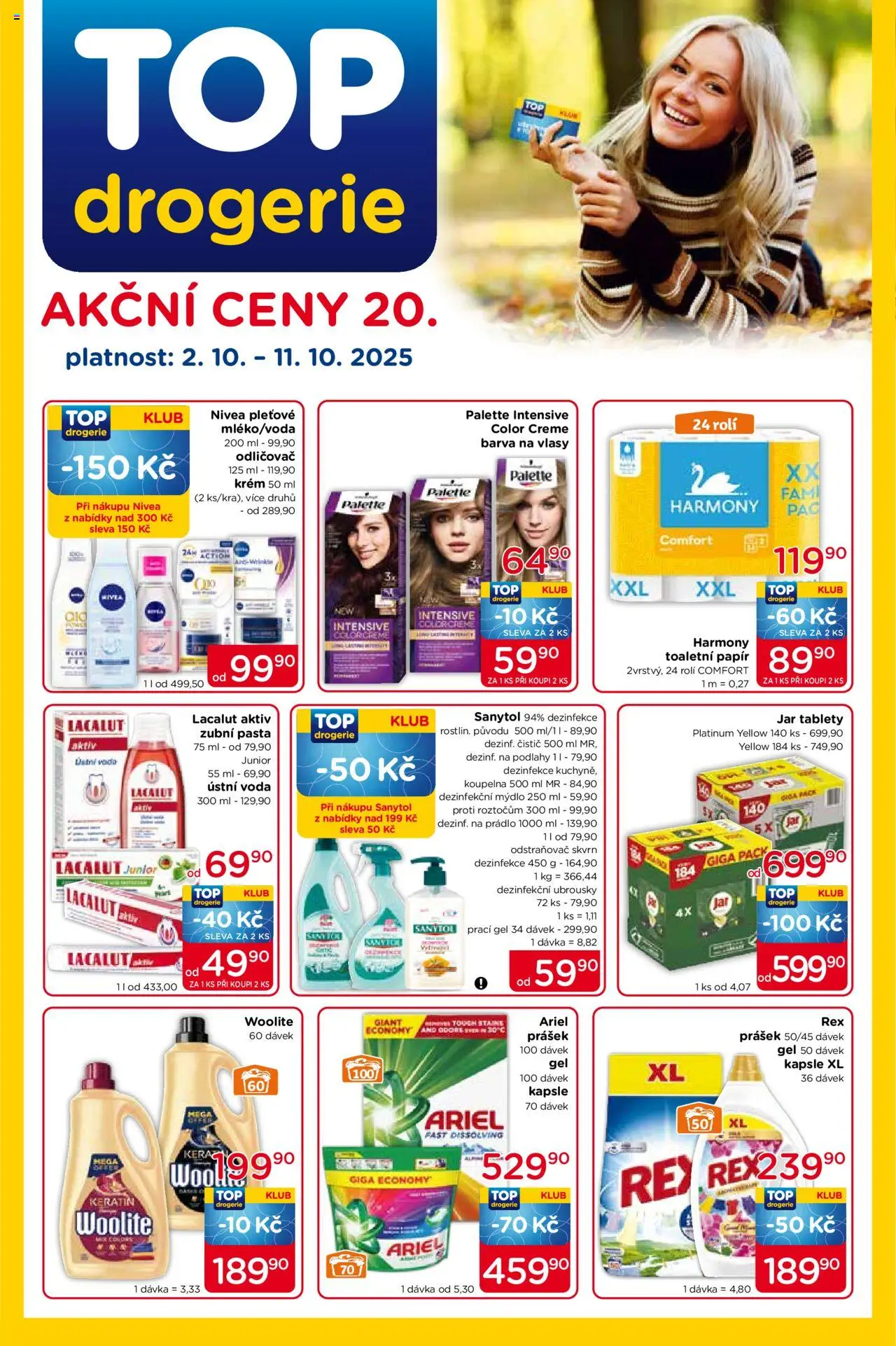  Top drogerie Leták (02.10.2025 - 11.10.2025)
