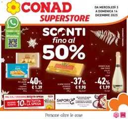 Anteprima dell'opuscolo Volantino Superstore Lombardia dal negozio Conad valido da 03/12/2025