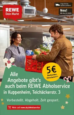 Vorschau von dem Prospekt des Geschäftes Rewe, gültig ab dem 01.12.2025