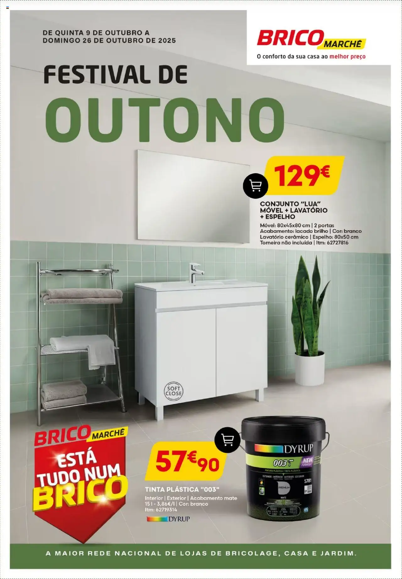 BricoMarché Folheto de 09/10/2025 - catálogo esta semana - página 1