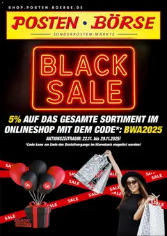 Vorschau von dem Prospekt des Geschäftes Posten Börse, gültig ab dem 22.11.2025