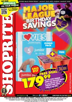 Preview of Shoprite flyer valid from 01/08/2025