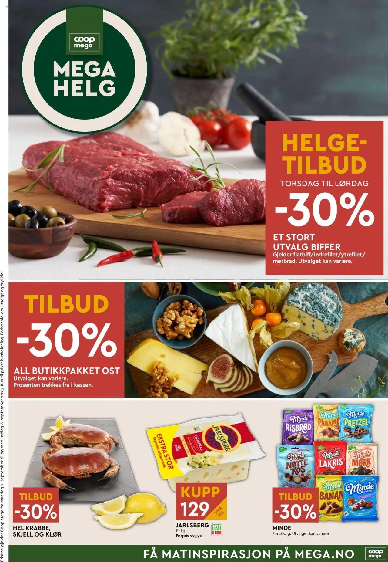 Mega Helg Coop Mega gyldig fra 01/09/2025 - Sidenummer 1
