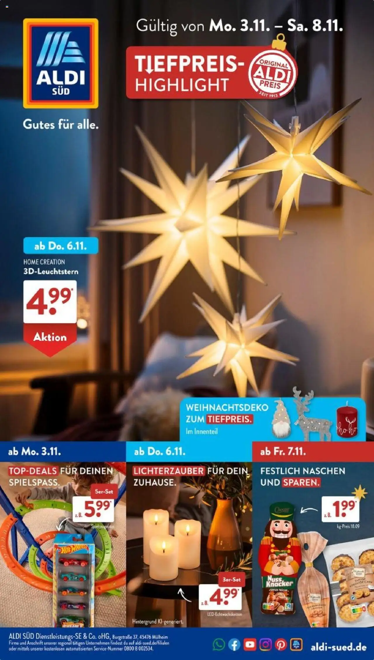 Aldi Süd Prospekt (vom 03.11.2025 - 08.11.2025)