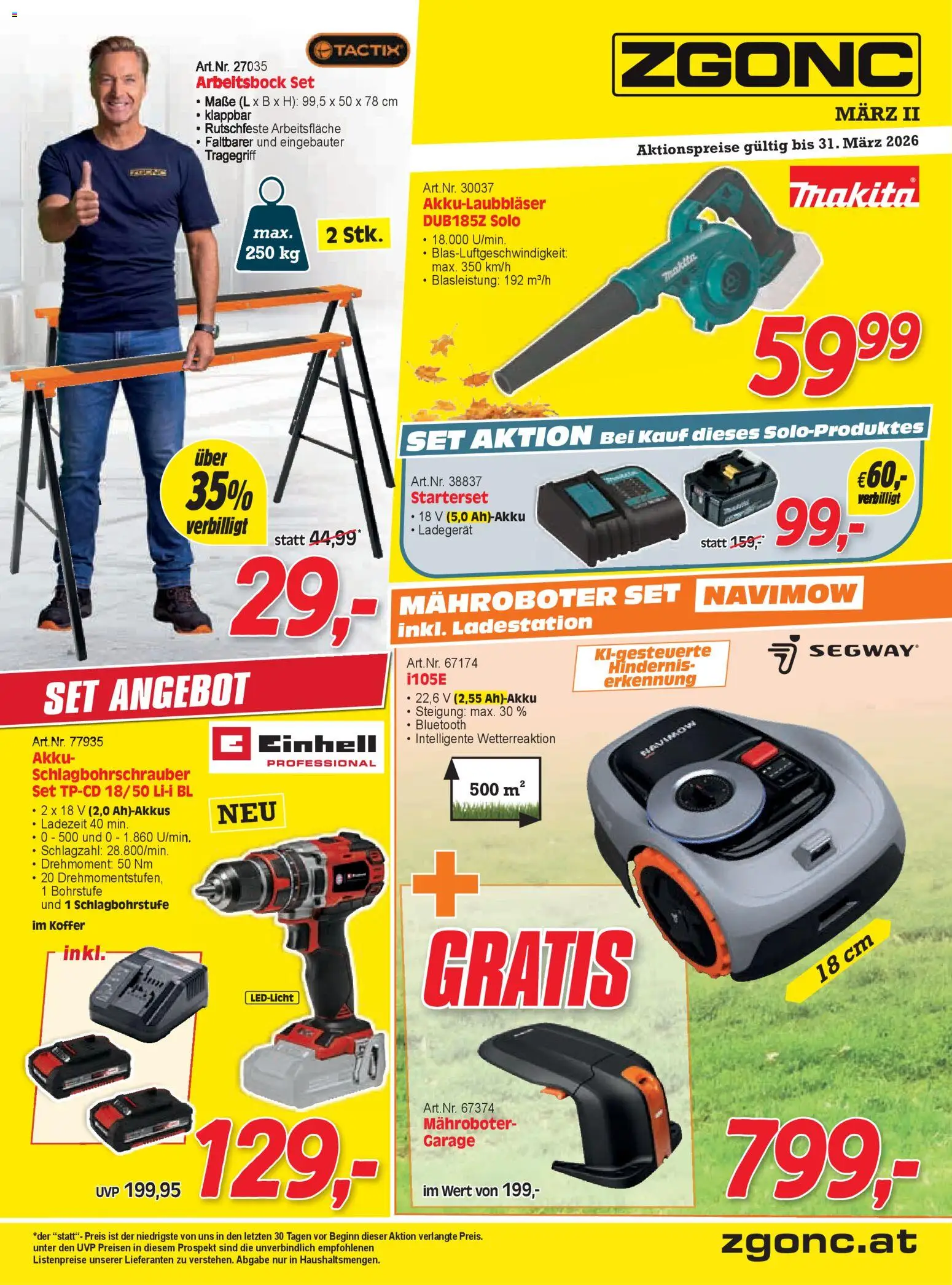 Vorschau der Angebote: Zgonc Flugblatt März II 2026 gültig ab 01.02.2026