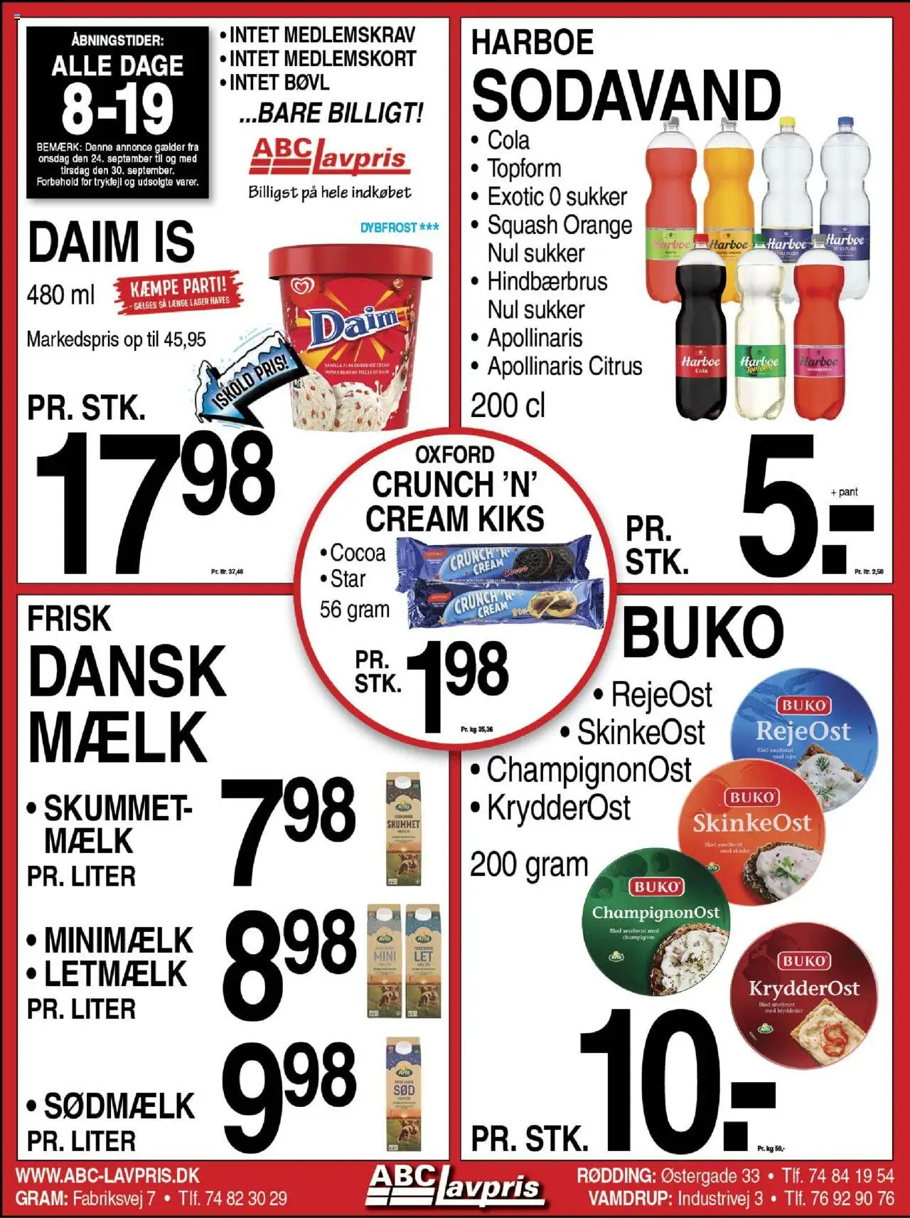 Abc Lavpris tilbudsavis gyldig fra 24/09/2025 - side 1
