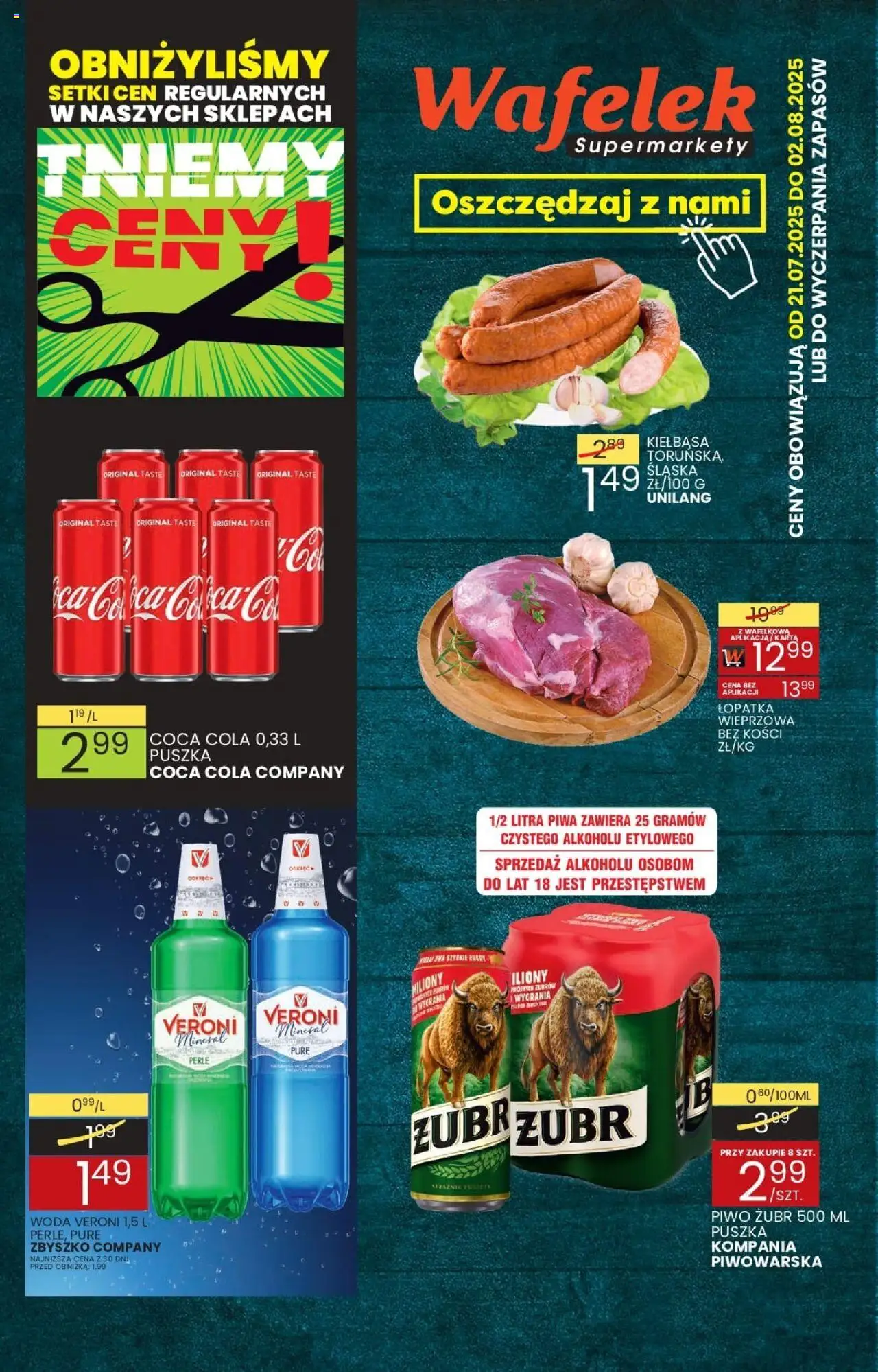 Wafelek Gazetka od 21.07.2025 - Nowa Gazetka - Numer strony 1