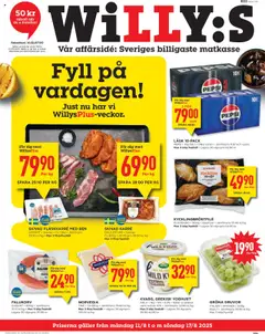 Förhandsgranska reklamblad Aktuella reklamblad Willys från butik Willys gäller från 11/08/2025