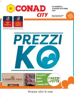 Anteprima dell'opuscolo Volantino City Lombardia dal negozio Conad valido da 24/10/2025