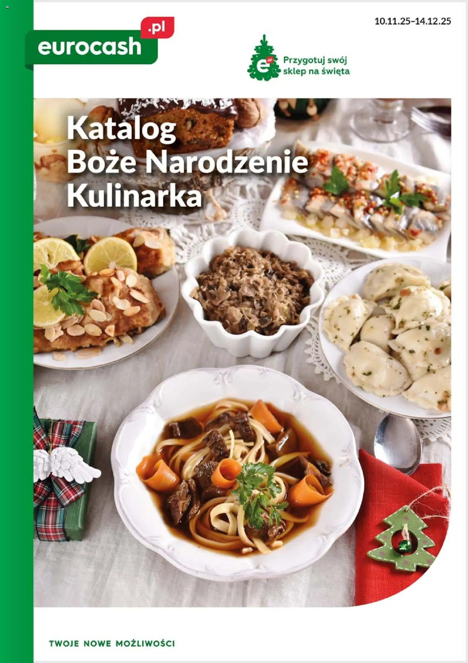 Pogląd gazetki "Boże Narodzenia Kulinarka" ze sklepu Eurocash ważnej od 10.11.2025