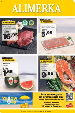 Vista previa del folleto de la tienda Alimerka válido desde el 04/08/2025 