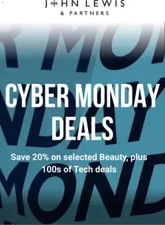 Preview of John Lewis Cyber Monday valid from 01/12/2025