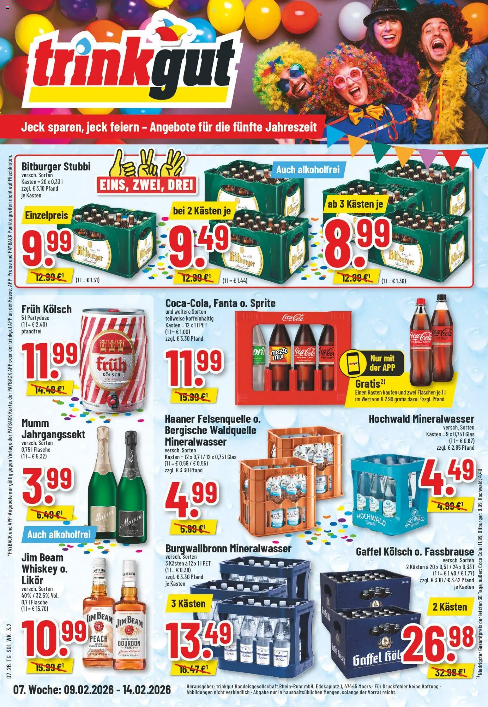 Vorschau von dem Prospekt des Geschäftes Trinkgut, gültig ab dem 09.02.2026