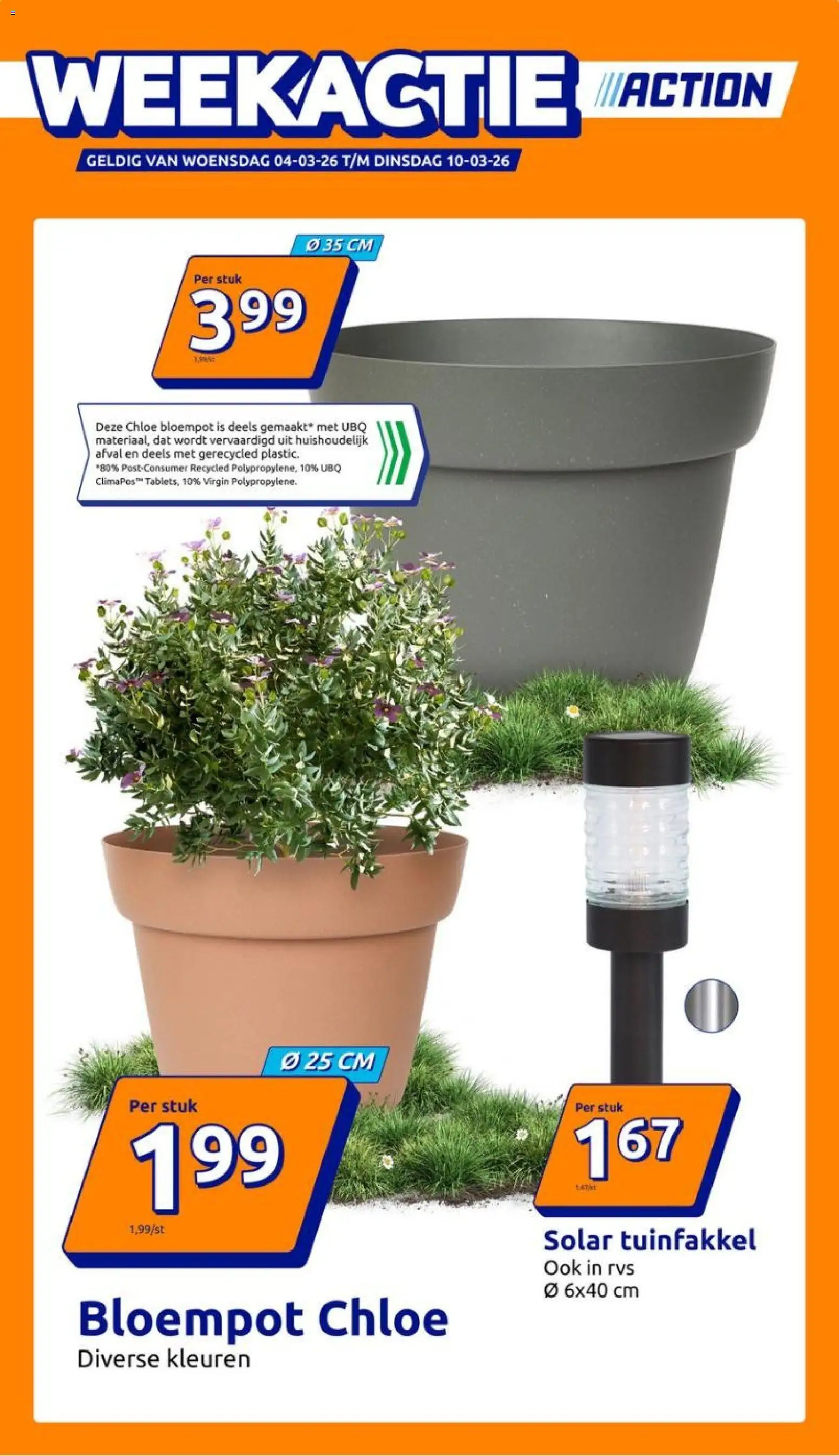 Voorbeeld van Action Folder week 10 van winkel Action geldig vanaf 04/03/2026