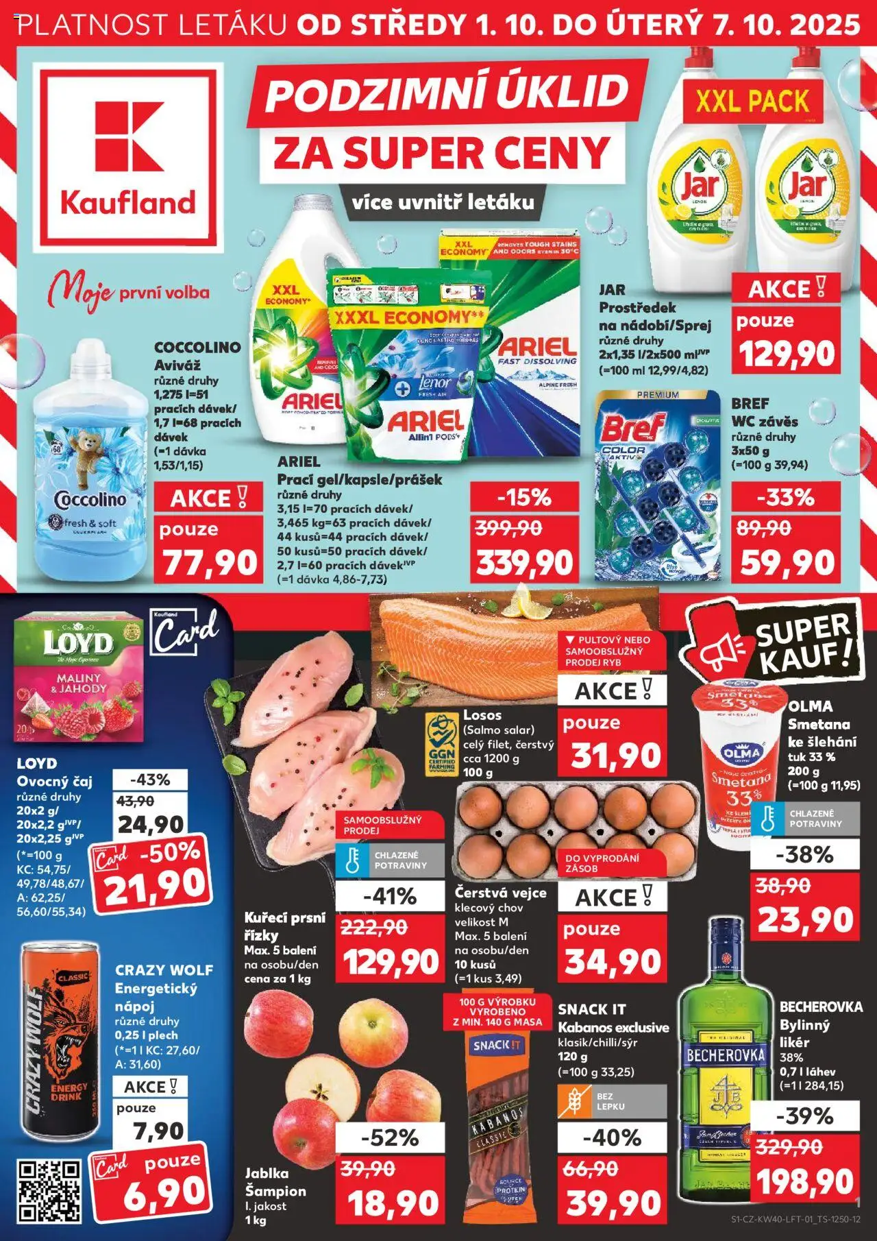  KAUFLAND Leták - Plzeň Bory (01.10.2025) příští týden 