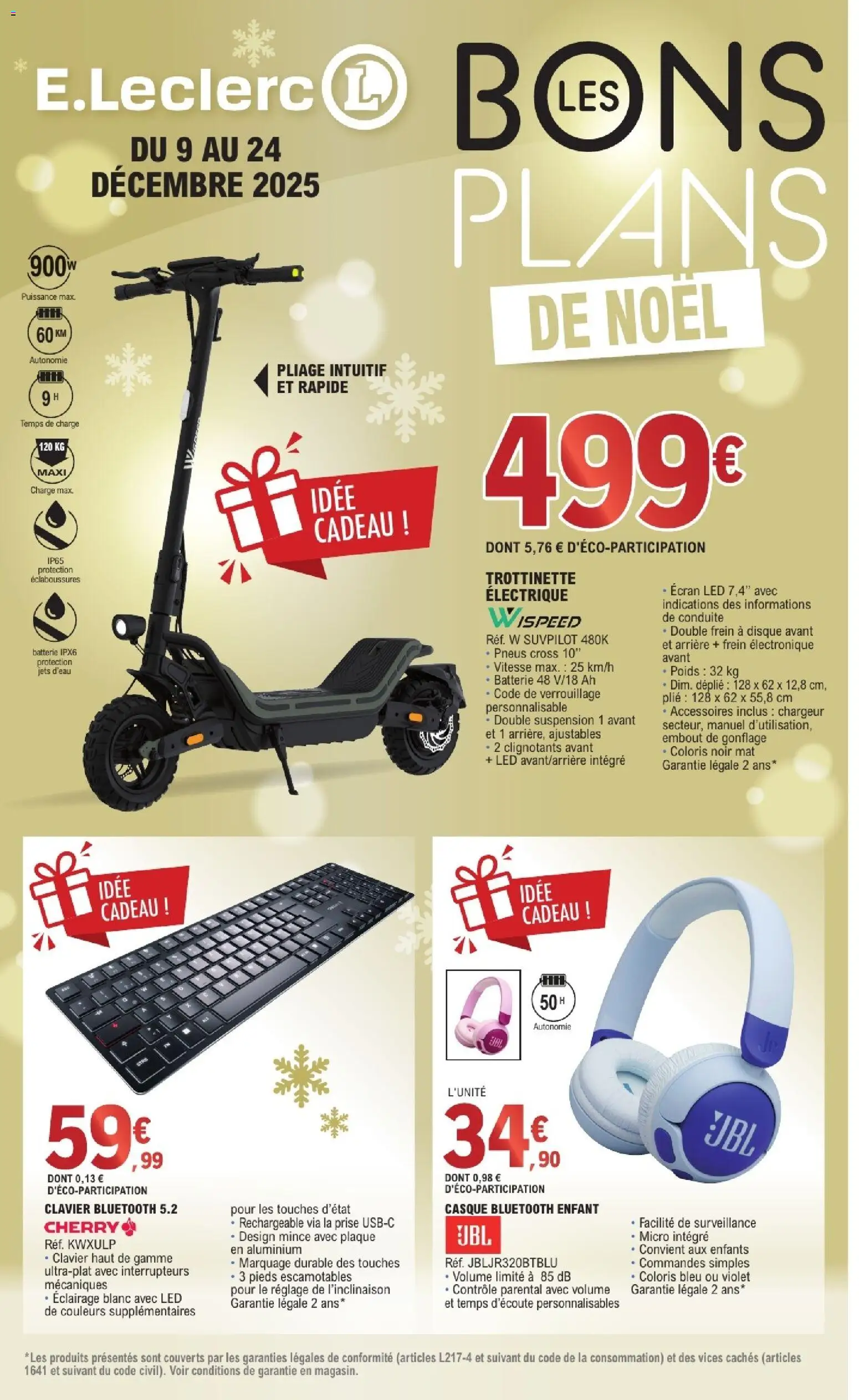 Prévisualisation de Bons plans noël du magasin E.Leclerc formulaire valide 09/12/2025