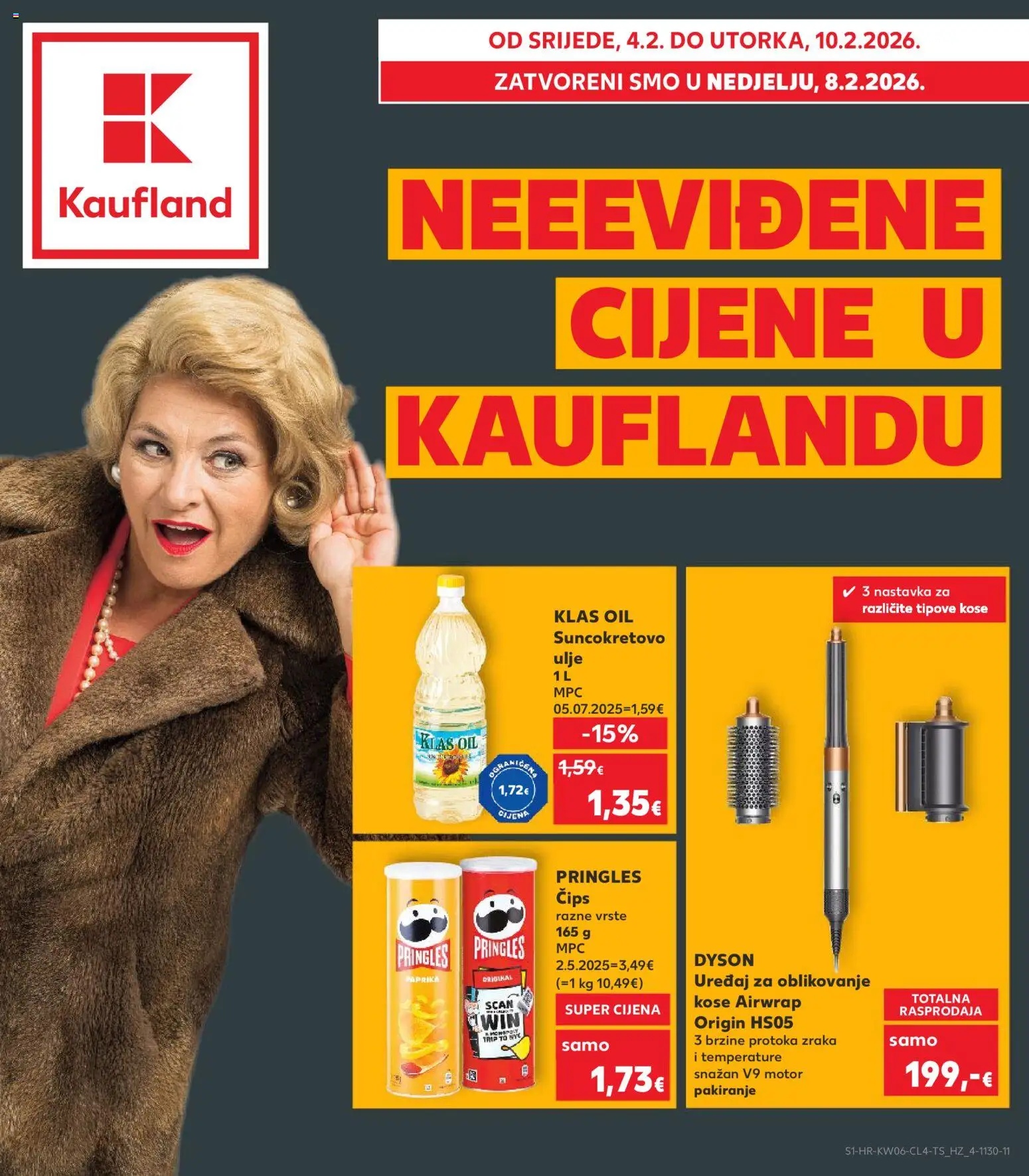 Pregled letka Split-Ravne njive trgovine Kaufland vrijedi od 04.02.2026