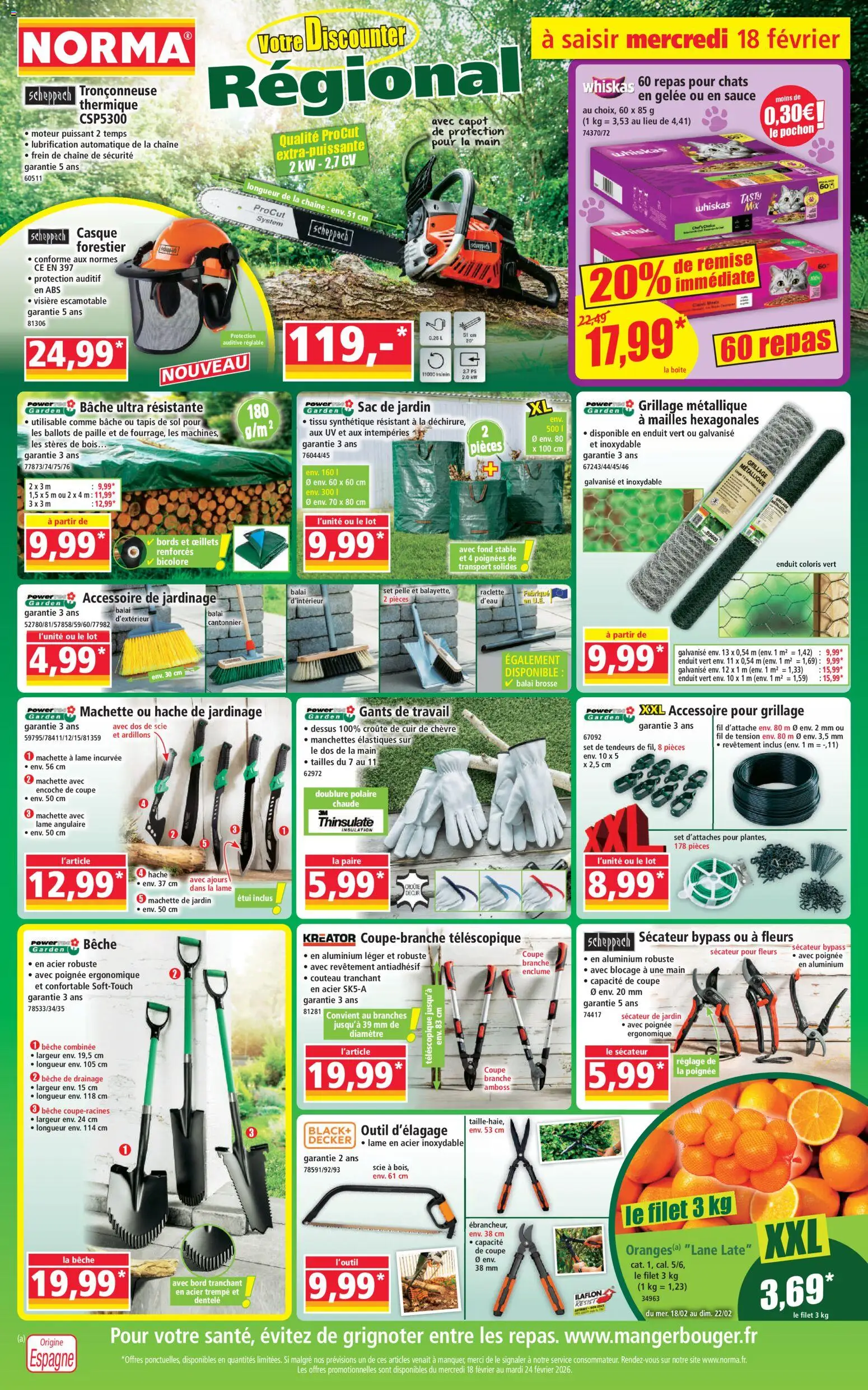 Prévisualisation de Catalogue du magasin Norma formulaire valide 18/02/2026