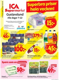 Förhandsgranska reklamblad Helsingborg från butik ICA Supermarket gäller från 27/10/2025