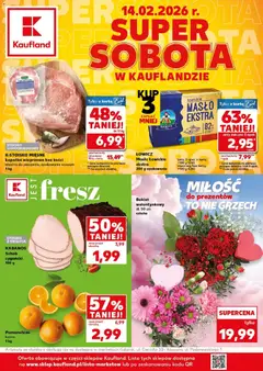 Pogląd gazetki "Super Sobota" ze sklepu Kaufland ważnej od 14.02.2026