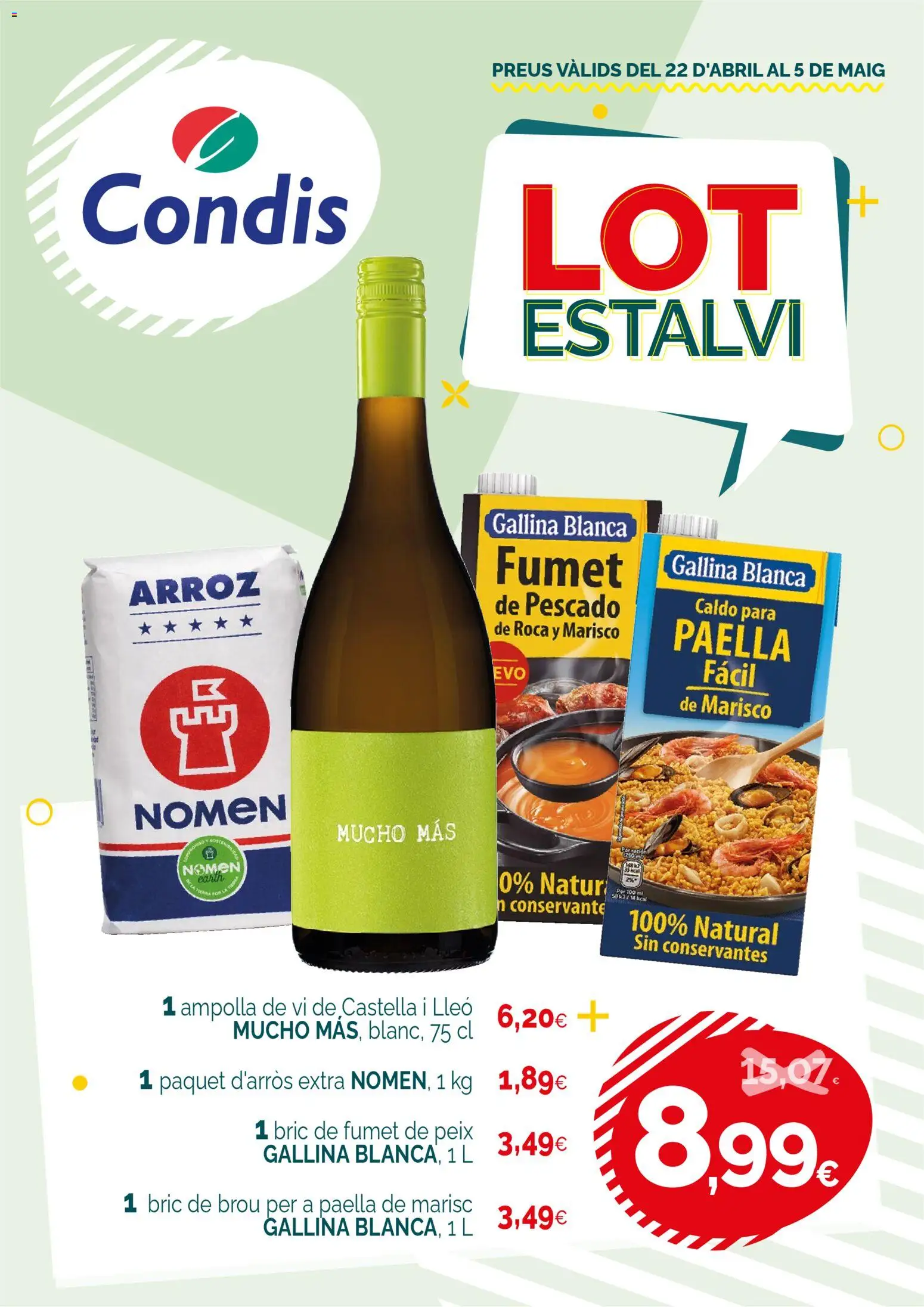 Vista previa del folleto de la tienda Condis válido desde el 22/04/2026 