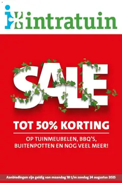 Voorbeeld van Folder van winkel Intratuin geldig vanaf 18-08-2025