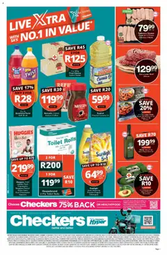 Preview of Checkers flyer valid from 08/09/2025