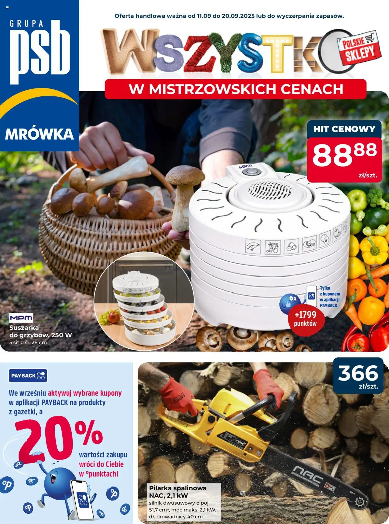 MRÓWKA Gazetka 11.09.2025 - 20.09.2025 - Gazetka promocyjna - Numer strony 1