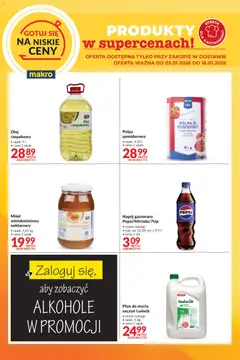 Pogląd gazetki "Gotuj się na niskie ceny w dostawie" ze sklepu Makro ważnej od 03.01.2026
